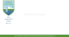 Desktop Screenshot of golfclubvinschgau.com