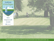 Tablet Screenshot of golfclubvinschgau.com
